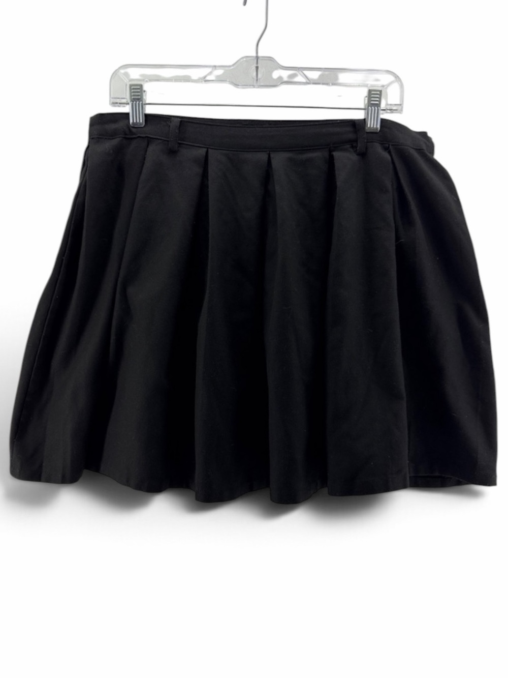 Hot Topic Black Pleated Mini Skirt Size XL